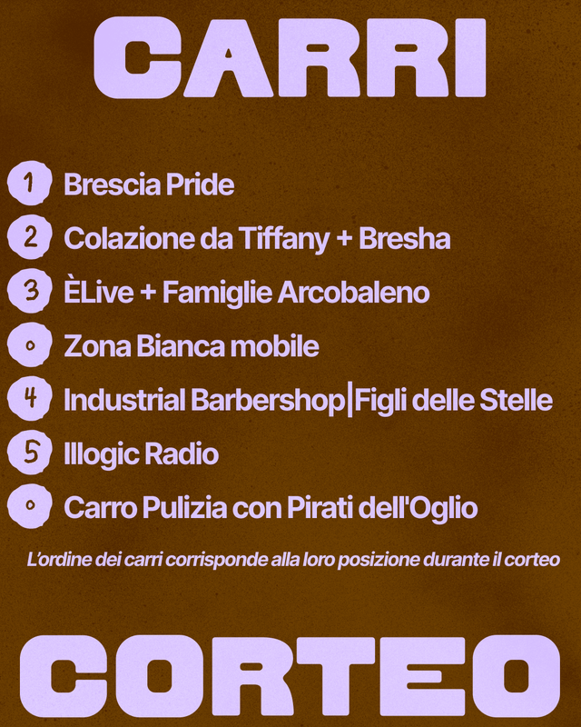 Mappa del Corteo Pride